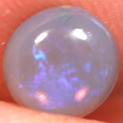 SOLID CRYSTAL OPAL Purple, moving fire!